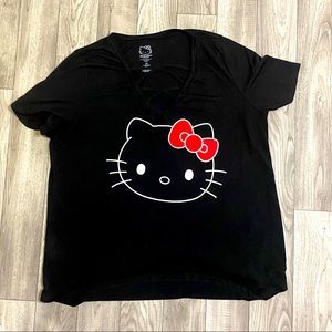 Hello kitty plus size tee shirt